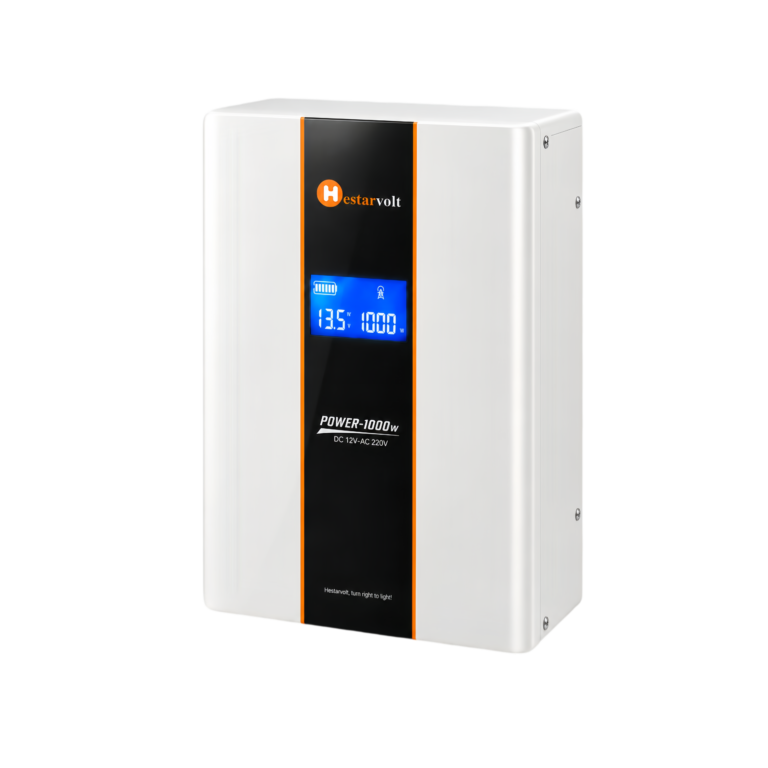 HM 1000W solar inverter front view